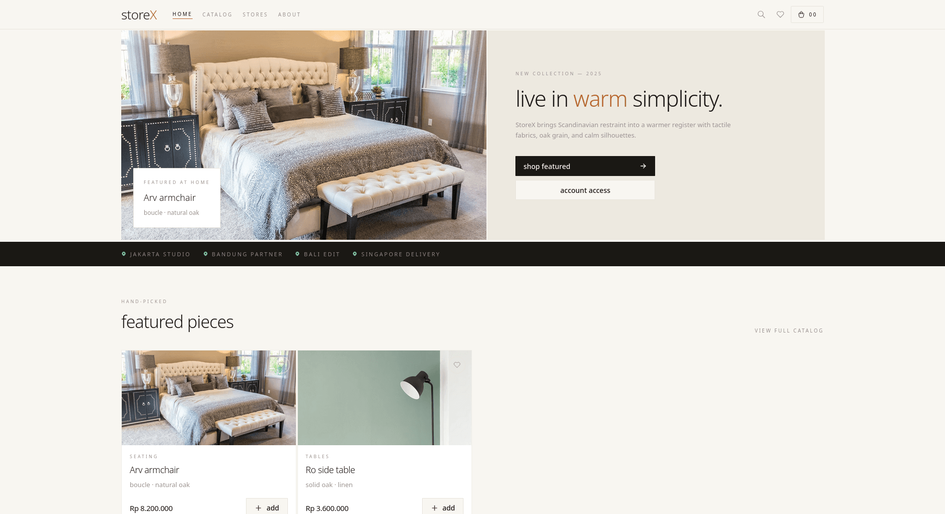 Marketplace Mockup landing page mockup